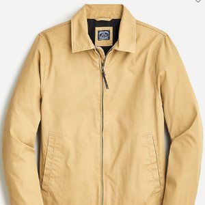 NWT J Crew Khaki Harrington jacket in cotton twill SMALL